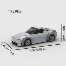Super Racing Car Classic Building Block Car Model Toy Set, Children's Educational Creative Toy, Suitable As Birthday, Halloween, Christmas Gift, Home Decor And Collection, Affordable Gift - Model - View 15