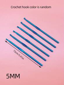 Set 6 Kait Rajut Aluminium, 2.0-10.0mm, 9 Ukuran Tersedia, Label Ukuran Tertera Jelas pada Batang, Alat Latihan Merajut Benang, Cocok untuk Merajut Sweater, Selimut, Mainan Mewah, dan Berbagai Kain, Set Alat Pilihan untuk Pengajaran Kerajinan Tangan di Kelas - Jarum rajut alumina - View 19
