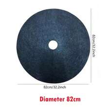 1pc Round Tree Protection Mat, Cover Fabric, Barrier, Indoor/Outdoor Garden Plant Cover, Brand New - Black - View 18