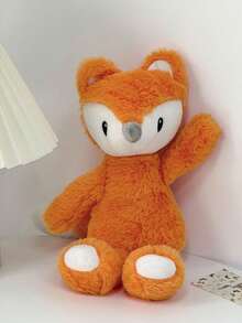 32Cm/12.60Inch Cute Orange Fox Plush Stuffed Animal Soft Squishy Cuddle Fox Toy For Kids Toddlers Girls Boys Adults Perfect New Year Gift Birthday Present Home Bedroom Decoration - Orange - View 12