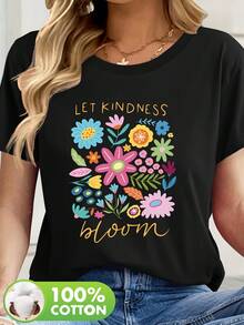 Women T-Shirts - Black - View 1