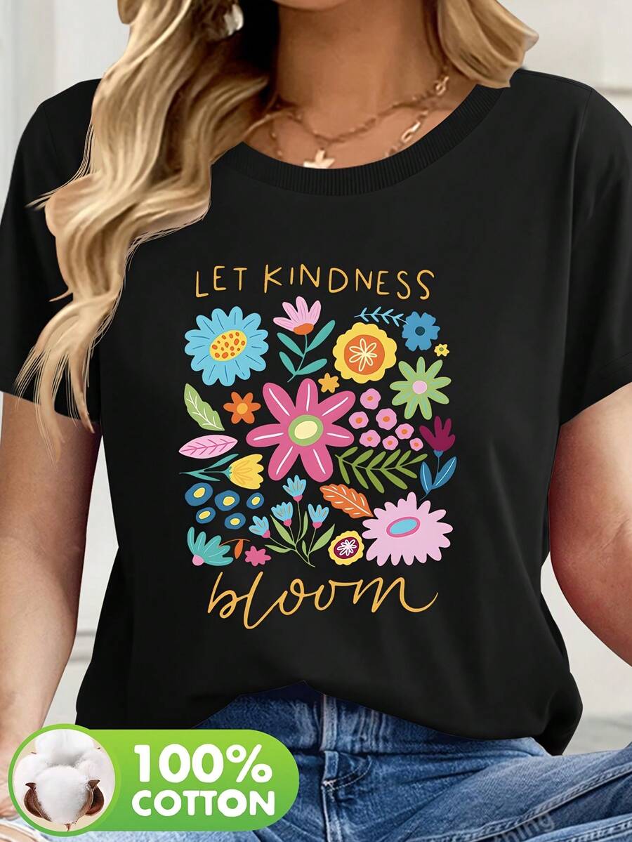 Women T-Shirts - Black - View 1