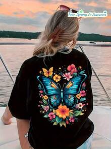 Women T-Shirts - Black - View 2