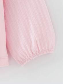 Áo khoác mùa hè thoáng khí bằng cotton cho bé gái Little Tree Shade, mềm mại và thoáng khí (2026) - trắng đỏ - Xem 8