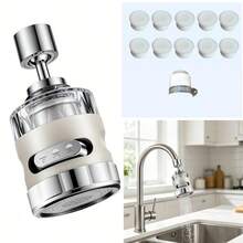 Bộ lọc vòi nước với hệ thống lọc đa lớp composite, giúp giữ lại hiệu quả các chất rắn và hạt lơ lửng trong nước, đồng thời có thiết kế chống sủi bọt và chống bắn tóe. - Nhiều màu - Xem 3