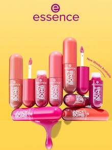 Essence 果汁泡泡精华唇彩镜面保湿持久唇釉 - #14 甜梅色，2.6毫升 - #14 甜釀烏梅 - 查看 2