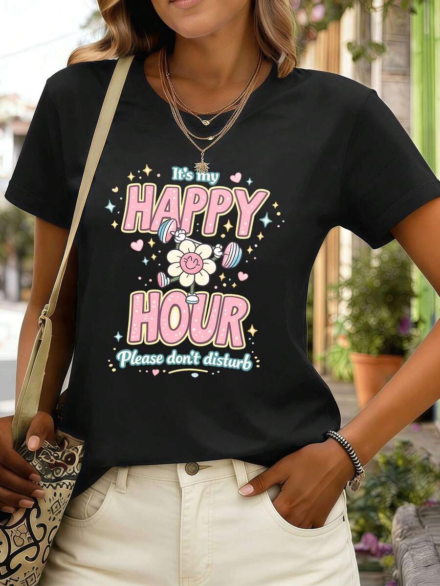 Women T-Shirts - Black - View 1