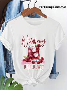 Women T-Shirts - [White] - View 7