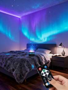 Remote Control Star Sky Night Light Projector - USB Powered, Color Changing Ambient Lamp, Suitable For Bedroom And Home Decor - Multi-color light - View 8
