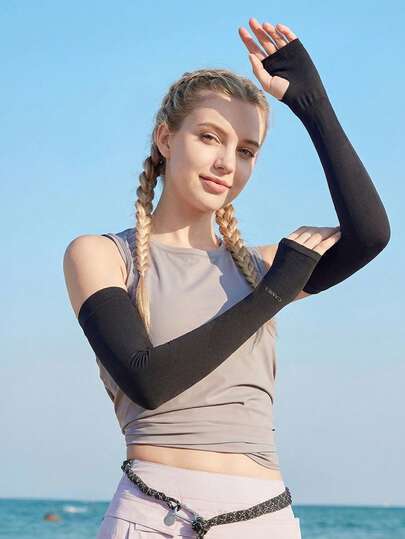 CAMEL CROWN Women's UV Protection Arm Sleeves, Lightweight Cycling Sun Sleeves For Summer