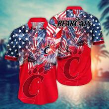Cincinnati Bearcats  Flower Hawaii Shirt For Fans Ver 31 - Multicolor - View 2