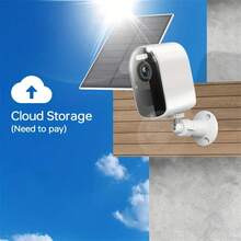 Camera an ninh ngoài trời năng lượng mặt trời 2K 4MP độ phân giải cao, PTZ CCTV kết nối WiFi 2.5G/5G, điều khiển qua APP, cảm biến PIR, đàm thoại hai chiều, chức năng nhìn đêm màu, pin sạc dung lượng lớn 5000mAh + nguồn điện mặt trời, thiết kế giám sát thời trang, ghi hình video độ phân giải cao, phù hợp cho ngoài trời, đường phố, sân vườn, an ninh gia đình, phòng chống tấn công xã hội, v.v. - Nhiều màu - Xem 10