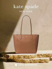 Kate Spade Bolso de hombro de gran capacidad para mujer KS DANA - Marrón - Ver 1