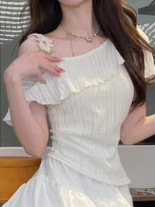 Women Tops - 藍色 - 查看 3