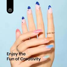 1Pcs 20ML Beetles HEMA Free Blooming Gel Nail Polish, Blossom Gel With Nail Brush, Marble Watercolor Floral Spreading Effect, Soak Off UV Gel, DIY Nail Art Manicure Gifts For Women - 1Pcs 20ML Blooming Gel - 查看 5