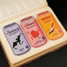 浪漫奇幻饮料罐造型“读者能量饮料”书签，适合作为节日文化创意书签礼物送给爱书人、读者和奇幻爱好者。 - 均碼 - 查看 15