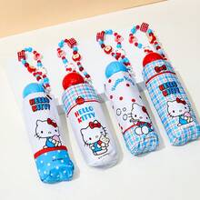 Miniso 三丽鸥美乐蒂&凯蒂猫&蜡笔小新口袋五折遮阳伞，加厚防晒涂层，迷你便携，户外旅行/通勤两用，口袋迷你收纳设计，高密度面料，轻便遮阳，适合学生/购物（1 件随机发货） - 彩色 - 查看 13