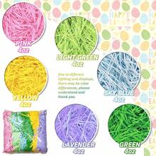 10g/20g/30g/50g/100g Multi-Color Raffia Shredded Paper Filler, Suitable For DIY Valentine's Day Candy Boxes, Birthday And Wedding Gift Boxes, Creative Packaging Decorations, School Supplies, Food Bags, Food Boxes For Candy, Chocolate, Cookies, Etc. - Multicolor - View 3