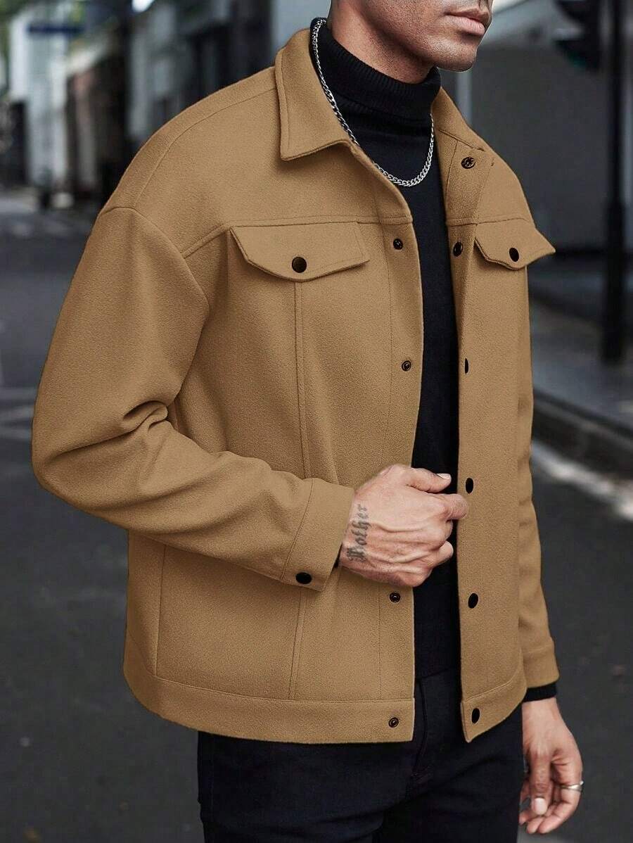 Men Sports Jackets - Earthy Yellow - View 1