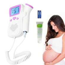Fetal Doppler Heart Monitor, Compact With Storage Bag And Ultrasound Gel, Easy To Use Handheld Heartbeat Detector - DOP ES - Xem 1