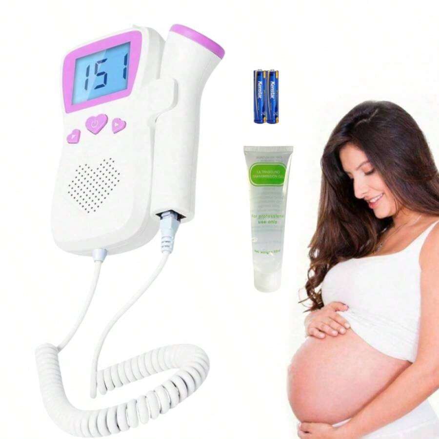 Fetal Doppler Heart Monitor, Compact With Storage Bag And Ultrasound Gel, Easy To Use Handheld Heartbeat Detector - DOP ES - Xem 1