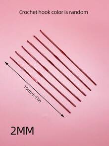 Set 6 Kait Rajut Aluminium, 2.0-10.0mm, 9 Ukuran Tersedia, Label Ukuran Tertera Jelas pada Batang, Alat Latihan Merajut Benang, Cocok untuk Merajut Sweater, Selimut, Mainan Mewah, dan Berbagai Kain, Set Alat Pilihan untuk Pengajaran Kerajinan Tangan di Kelas - Jarum rajut alumina - View 15