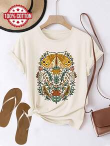 Women T-Shirts - [White] - View 7