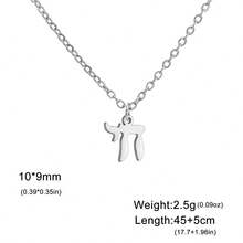 Chai Symbol Necklace For Women Stainless Steel Life Symbol Double Layer Necklaces Party Jewelry Gift - Fashion Series - View 16