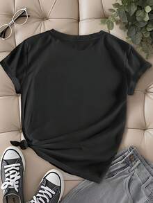 Women T-Shirts - Black - View 5