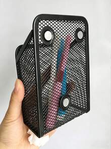 1 cái giá đỡ bút từ tính bằng lưới kim loại, kiểu dáng tối giản hình vuông, nam châm mạnh, thích hợp cho bảng trắng, tủ lạnh và tủ đựng đồ, đồ dùng văn phòng sáng tạo, có thể dán bút dạ, bút bi, bút chì, phụ kiện cho tủ lạnh, bảng trắng và tủ đựng đồ. - Giá đỡ bút rỗng - Xem 8
