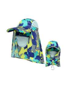 Mũ tai bèo thoáng khí, nhanh khô, unisex, có vành che nắng, thích hợp cho câu cá, leo núi, chống tia UV, dùng được mọi mùa. - A - Xem 5