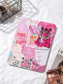 1 chiếc ốp lưng máy tính bảng họa tiết da báo hồng, vẽ tay, tương thích với iPad Mini4/Mini5/Mini6/Mini7/Air/Air2/9.7/10.2/10.5/Air4/Air5/10.9/Pro 11-Inch/Thế hệ thứ 10/ Air 11-In.(M2)-2024/ Pro11-In.(M4)-2024/Air 11-Inch (M3) 2025/ (A16) 11 Inch Thế hệ thứ 11 2025/ Air 8(M4)2026(11-Inch), Galaxy Tab A8 10.5 Inch 2022. Tính năng: Không kèm bút, Khe cắm bút tích hợp, Chân đế gập 3, Bảo vệ cạnh mềm TPU, Chế độ ngủ/thức từ tính, Thiết kế tối giản/sáng tạo/vui nhộn/cá nhân hóa, Ốp lưng máy tính bảng gập 3 có khe cắm bút. - Nhiều màu - Xem 5