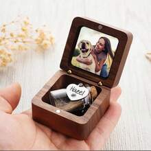1pc Customized Wooden Pet Urn, Personalized Memorial For Deceased Cats And Dogs. Wooden Pet Hair Memorial Box, Customized Pet Urn, Customized Gift, Memorial Gift For Cats And Dogs, Pet Hair Memorial, Pet Condolence Gift, Memorial Gift, A Personalized Gift To Honor Your Beloved Pet, A Box Full Of Loving Memories, Pet Urn, Pet Hair Memorial, Pet Memorial, A Gift To Soothe The Soul. - Multicolor - View 6