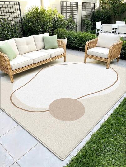 1pc Modern European Style Rug - Non-Slip, Suitable For Bathroom, Kitchen, Outdoor, Indoor, Hallway, Bedroom, Living Room, Machine Washable, Easy To Clean Entrance Mat, Non-Slip Bottom, Suitable For Bedroom Decor, Japanese & Nordic Style Room Decor, Bathroom Decor, Decorative Carpet, Bathroom Supplies, Outdoor Decorative Carpet