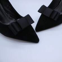 Multi-Color Satin Bow Shoe Decorations, Versatile Detachable Shoe Clips, Minimalist Sweet Style Shoe Accessories, Everyday Wear Decorative Accessory Bows - Multicolor - View 6