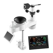 7-In-1 Wi-Fi Weather Station With APP, 7.5-Inch VA Display, Wireless Solar Powered Outdoor Sensor, Rain Gauge, Indoor Outdoor For Weather Forecast, Wind Speed, Temperature, Humidity, Rainfall - View 9