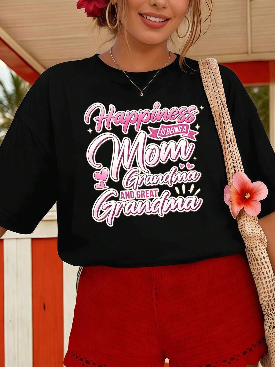 Women T-Shirts - Black - View 1