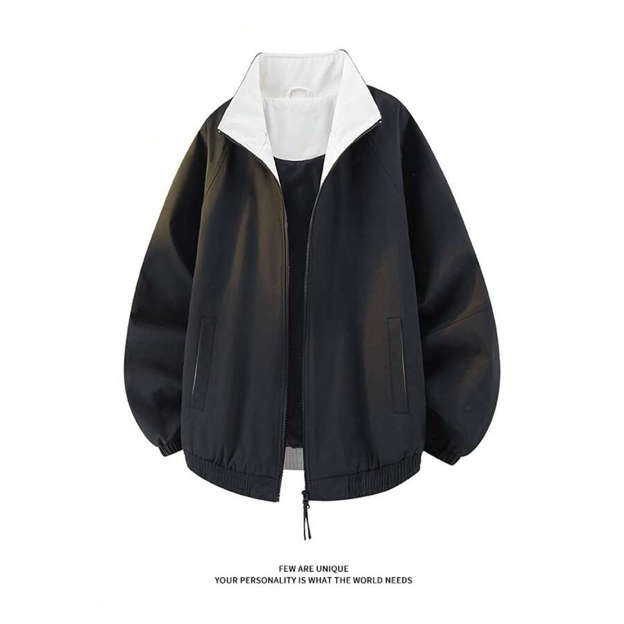 Men Sports Jackets - Black - View 1