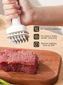 [Meat Tenderizer Tools] Meat Tenderizer - Steak Needle - Meat Mallet - Kitchen Steak Tools - Barbecue Skewers - Meat Piercer - Meat Perforator - Kitchen Utensils - Kitchen Tools - Multicolor - View 8