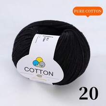 50g/Ball 8-Ply 100% Cotton Yarn, Vibrant Colors, Pill-Resistant, Shrink-Resistant, Suitable For Sweaters, Bags, Cushions And Intimate Wear - Yarn - View 18