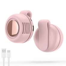 Rechargeable USB Mini Bladeless Waist Fan, 3-Speed Quiet 360° Airflow Personal Cooling Device, Suitable For Workers And Students In Summer - 腰掛式 - 查看 11