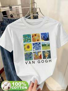 Dam-T-shirts - Weiss 3 - Visa 3
