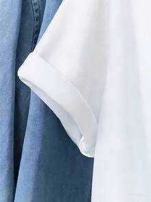 Damtoppar 2026: Mjuk, bekväm, mångsidig avslappnad T-shirt för vuxna, med tryckt design, för vardagspendling, storlekar XS-XXL, sommaroutfit för kvinnor - [Vit] - Visa 4