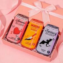 浪漫奇幻饮料罐造型“读者能量饮料”书签，适合作为节日文化创意书签礼物送给爱书人、读者和奇幻爱好者。 - 均碼 - 查看 3