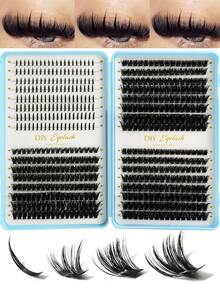 560片10-18mm D/DD卷翘尖头假睫毛簇 + 80D + 100D + 150D卡通风格假睫毛簇，0.07mm动漫风格假睫毛，尖头仙女假睫毛簇，尖头单根假睫毛，适合初学者，单根假睫毛条，可重复使用，适合派对和日常佩戴。DIY假睫毛，假睫毛。适合日常生活、婚礼、约会、派对、音乐节和万圣节。 - D - 查看 8