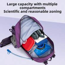 Ransel Ringan untuk Aktivitas Luar Ruangan, Cocok untuk Mendaki, Bersepeda, Lari, Trekking, Ransel Unisex yang Bernapas dan Dapat Dilepas, Cocok untuk Maraton, Mendaki, Perjalanan, dan Laptop. - MultiWarna - View 8