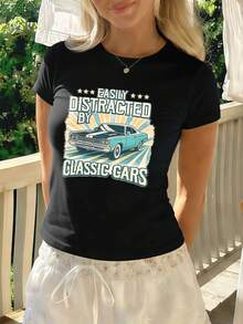 Women T-Shirts - Black - View 1