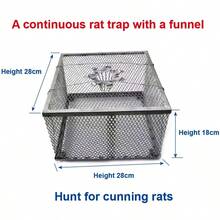 Funnel-Shaped Continuous Catch Mouse Trap, New Highly Effective Fully Automatic Cage, Efficient Household Pest Control Rat Killer - Funnel-shaped Continuous Rat Trap - View 1