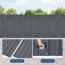BouPower Heavy Duty Corrugated Galvanized Steel Roofing Panels – Weatherproof & Rust-Resistant Metal Sheets For Carports, Outbuildings, Patios – Sturdy, Easy-To-Install Roof And Wall Cladding - Gray 5ft (60.63x16.77inch) - View 4
