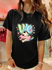 Women T-Shirts - Black - View 1